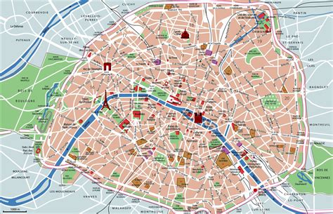 paris shopping streets map.